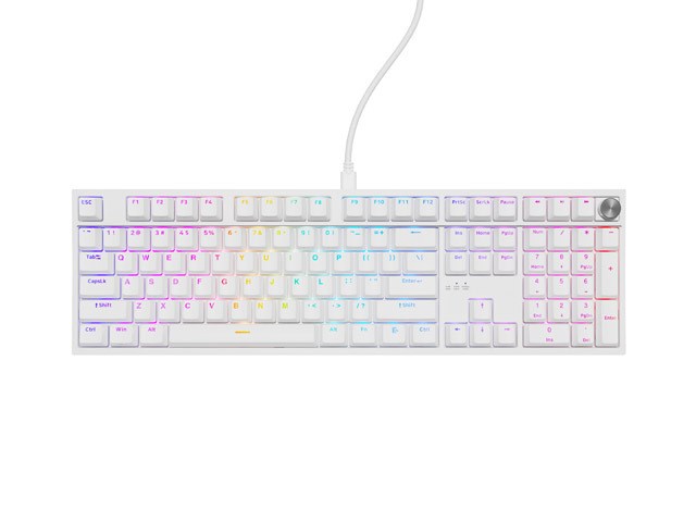 GENESIS THOR 404 keyboard Universal USB QWERTY English White GENESIS THOR 404 keyboard Universal USB QWERTY English White