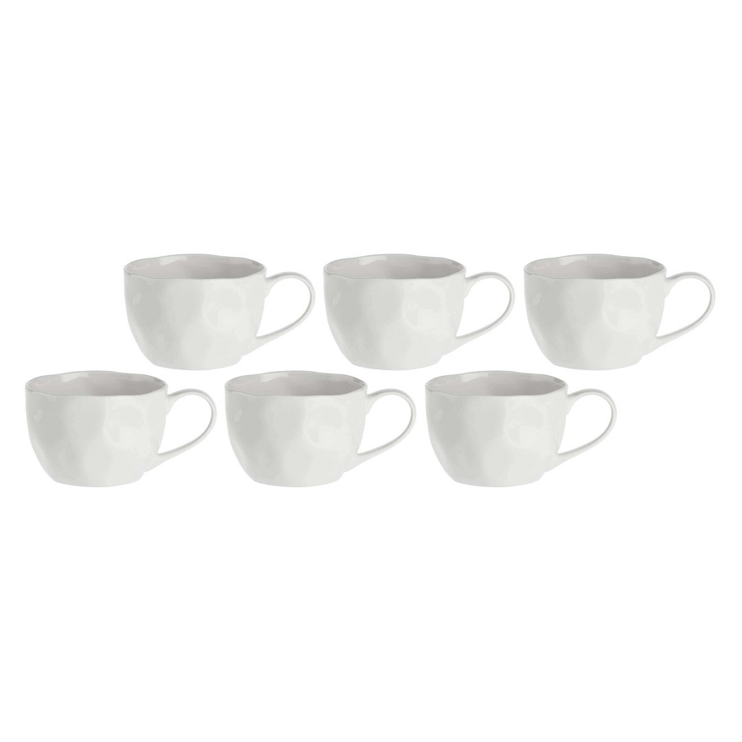 Set of 6 breakfast mugs Lunia 420 ml Set of 6 breakfast mugs Lunia 420 ml