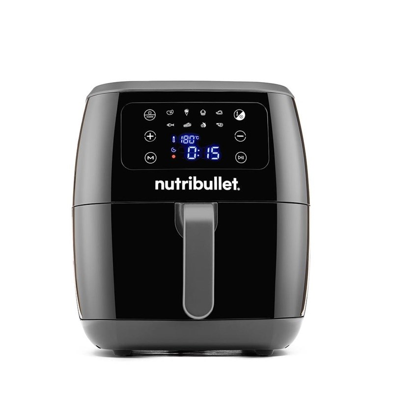 NutriBullet XXL Digital Air Fryer Single 7 L Stand-alone 1800 W Hot air fryer Black NutriBullet XXL Digital Air Fryer Single 7 L Stand-alone 1800 W Hot air fryer Black