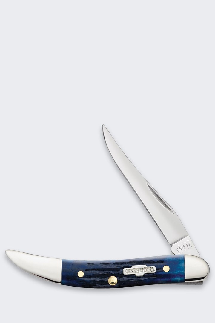 Knife Case Rogers Small Texas Toothpick Blue Knife Case Rogers Small Texas Toothpick Blue