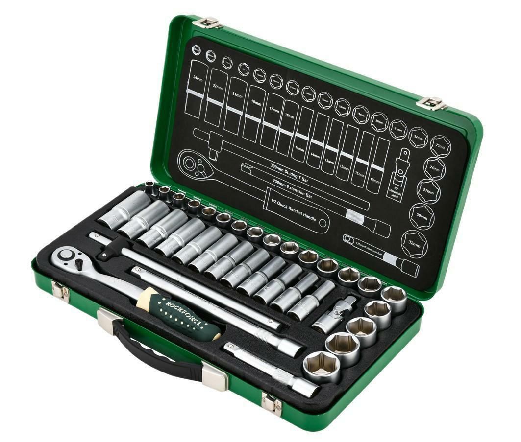 ROCKFORCE Wrench Set 36pcs 1/2" 8-32mm ROCKFORCE Wrench Set 36pcs 1/2" 8-32mm