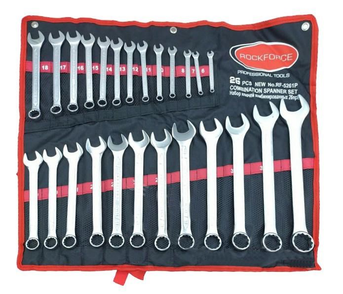 Rockforce combination wrench set 25pcs (6-36mm) Rockforce combination wrench set 25pcs (6-36mm)