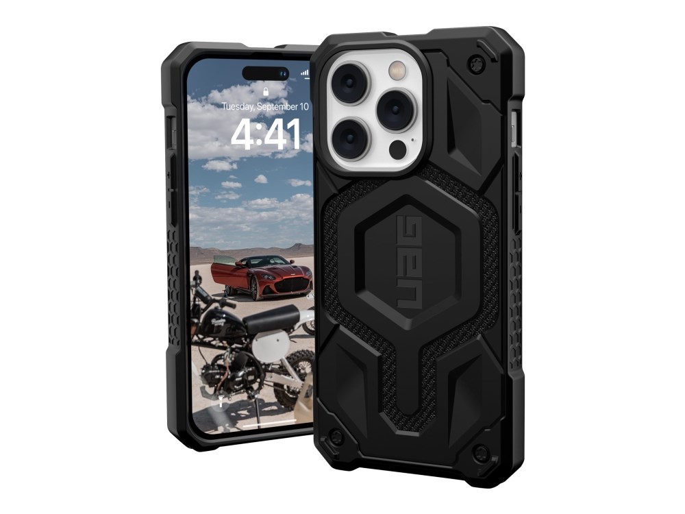 Urban Armor Gear Monarch Pro Kevlar mobile phone case 15.5 cm (6.1") Cover Black Urban Armor Gear Monarch Pro Kevlar mobile phone case 15.5 cm (6.1") Cover Black