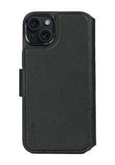 Decoded D24IPO15PLDW5BK mobile phone case 17 cm (6.7") Wallet case Black Decoded D24IPO15PLDW5BK mobile phone case 17 cm (6.7") Wallet case Black
