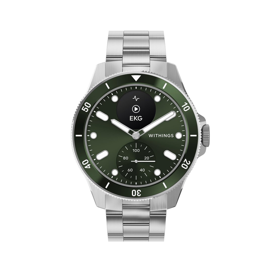 Withings ScanWatch Nova 1.6 cm (0.63") OLED 42 mm Hybrid Stainless steel GPS (satellite) Withings ScanWatch Nova 1.6 cm (0.63") OLED 42 mm Hybrid Stainless steel GPS (satellite)