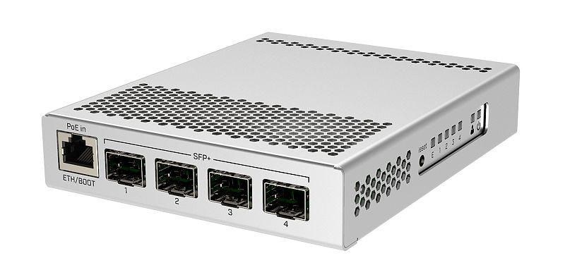 Mikrotik CRS305-1G-4S+IN network switch Managed Gigabit Ethernet (10/100/1000) Power over Ethernet (PoE) White Mikrotik CRS305-1G-4S+IN network switch Managed Gigabit Ethernet (10/100/1000) Power over Ethernet (PoE) White