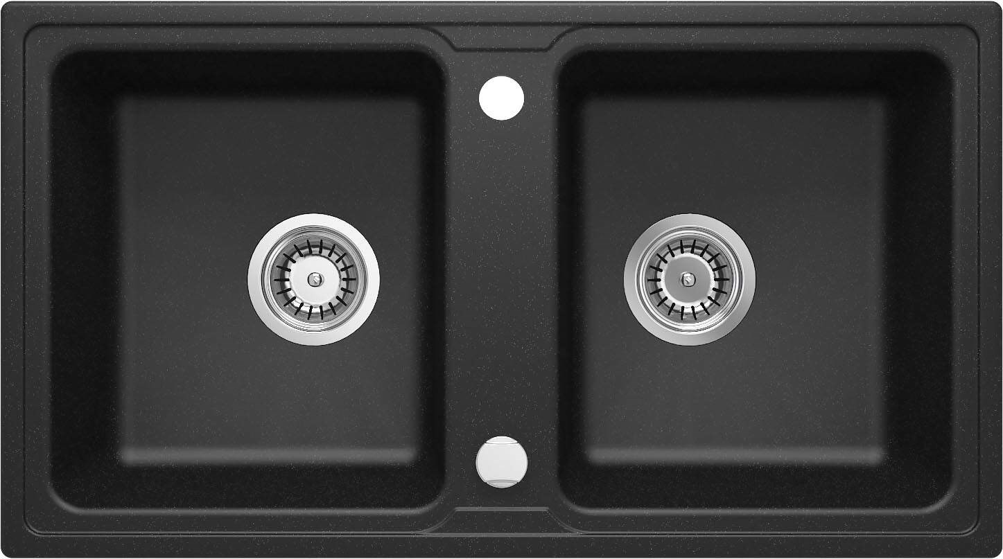 2-bowl granite sink 2-bowl granite sink