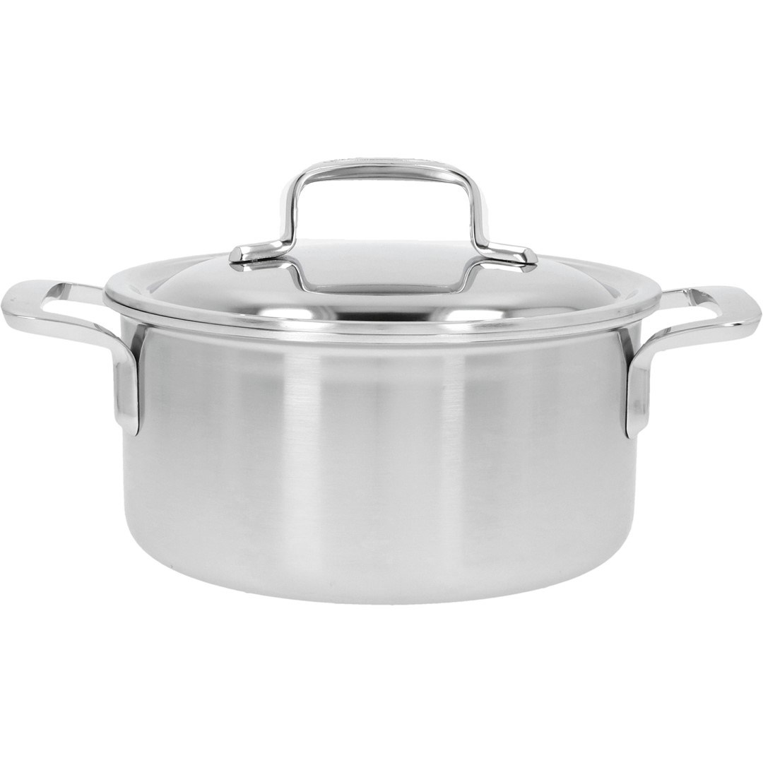 Low pot with lid Demeyere 5-Plus - 2.2 ltr Low pot with lid Demeyere 5-Plus - 2.2 ltr