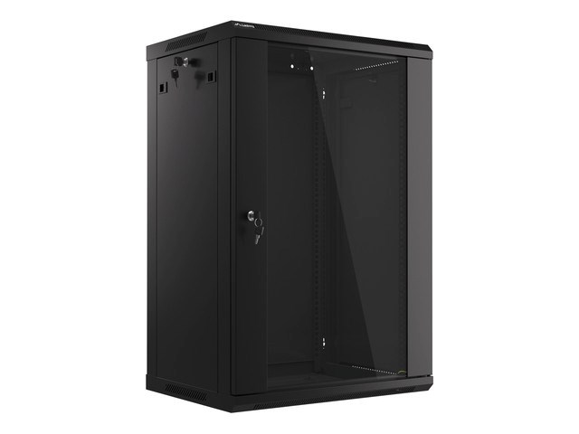 Lanberg WF01-6418-10B rack cabinet 18U Wall mounted rack Black Lanberg WF01-6418-10B rack cabinet 18U Wall mounted rack Black