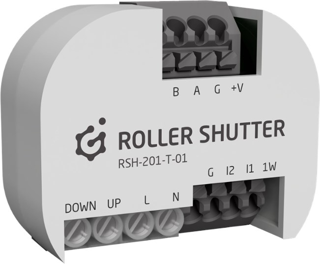 Roller shutter module (1 out) Grenton / 1-wire / digital inputs (2 inputs) / flush mounted / TF-Bus Roller shutter module (1 out) Grenton / 1-wire / digital inputs (2 inputs) / flush mounted / TF-Bus