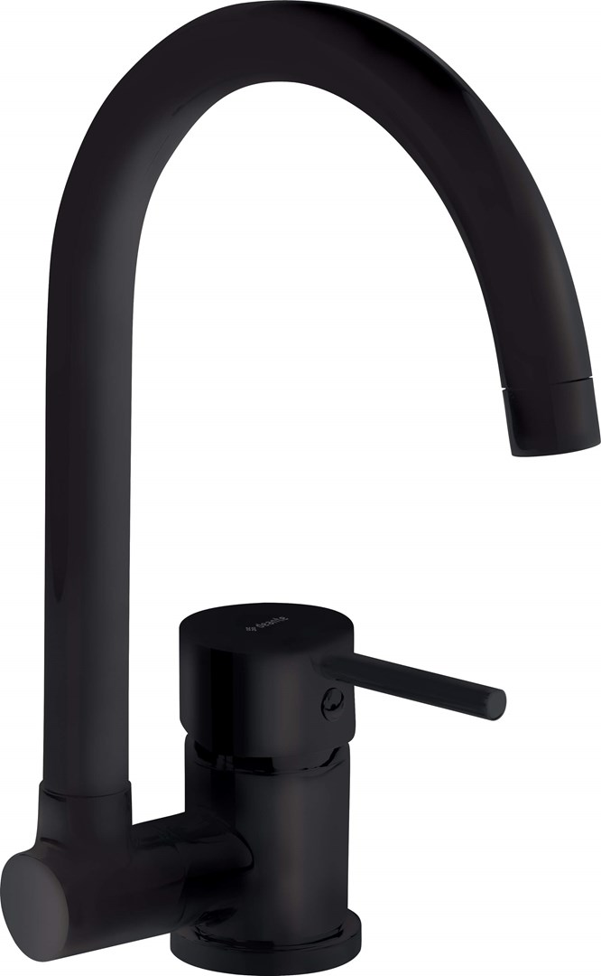 Kitchen faucet with foldable spout Kitchen faucet with foldable spout