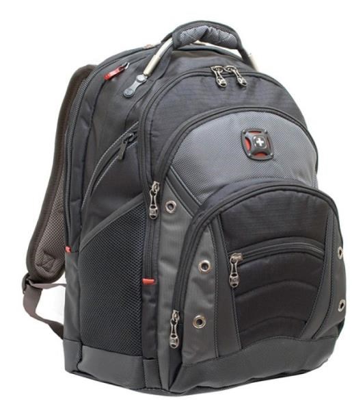 WENGER Synergy Backpack 16" 360x460x260mm black/grey 600635 WENGER Synergy Backpack 16" 360x460x260mm black/grey 600635