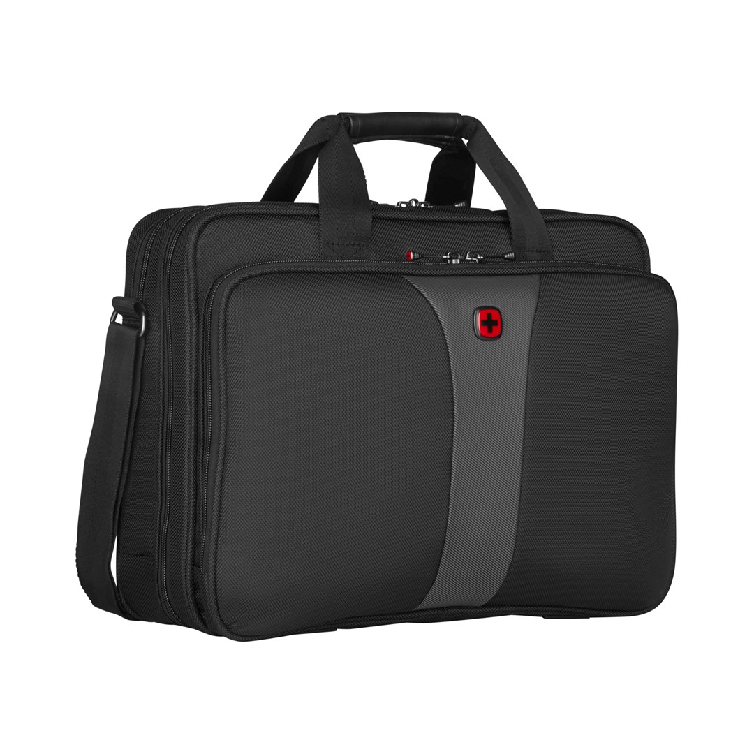 Wenger/SwissGear Legacy 16 notebook case 40.6 cm (16") Briefcase Black, Grey Wenger/SwissGear Legacy 16 notebook case 40.6 cm (16") Briefcase Black, Grey