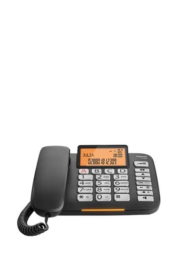 Gigaset DL580 Analog telephone Caller ID Black Gigaset DL580 Analog telephone Caller ID Black