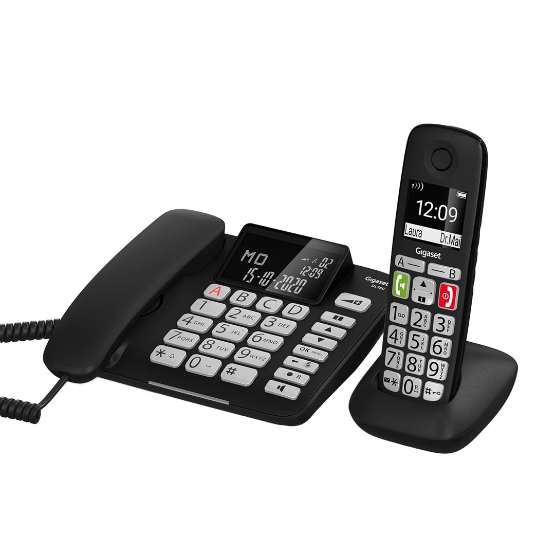 Gigaset DL780 Plus Analog/DECT telephone Caller ID Black Gigaset DL780 Plus Analog/DECT telephone Caller ID Black