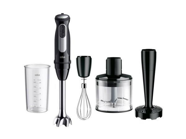 Braun MultiQuick 5 Pro 0.6 L Immersion blender 1000 W Black, Silver Braun MultiQuick 5 Pro 0.6 L Immersion blender 1000 W Black, Silver