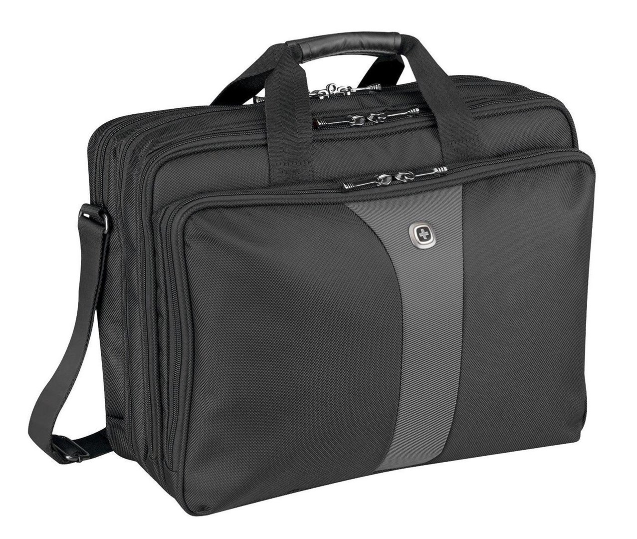 Wenger/SwissGear Legacy 17 notebook case 43.2 cm (17") Briefcase Black, Grey Wenger/SwissGear Legacy 17 notebook case 43.2 cm (17") Briefcase Black, Grey
