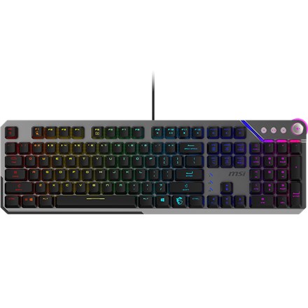 MSI STRIKE 600 SILEN keyboard Gaming USB QWERTY US English Black MSI STRIKE 600 SILEN keyboard Gaming USB QWERTY US English Black