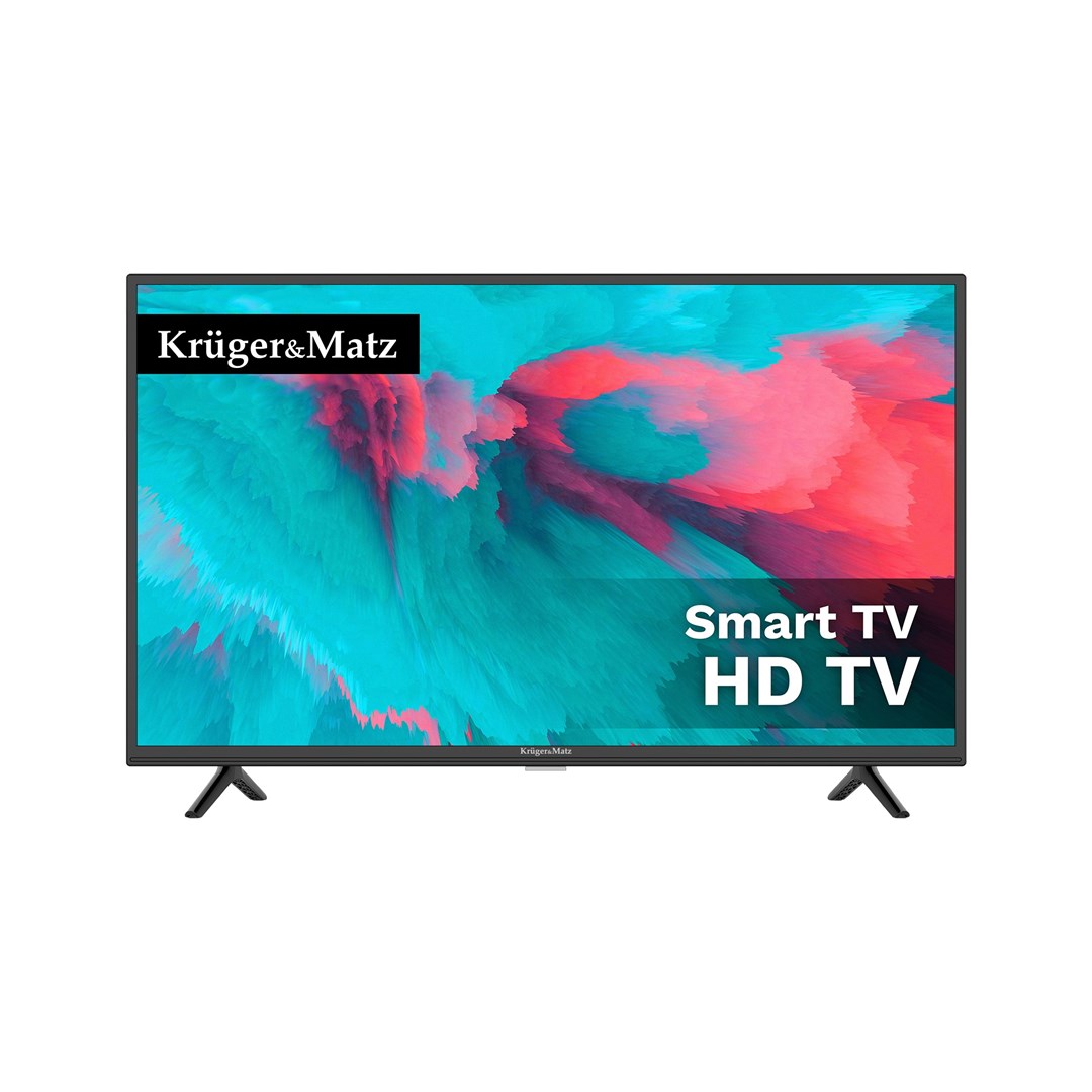 Krüger&Matz KM0232-S6 TV 81.3 cm (32") HD Smart TV Wi-Fi Black 220 cd/m² Krüger&Matz KM0232-S6 TV 81.3 cm (32") HD Smart TV Wi-Fi Black 220 cd/m²