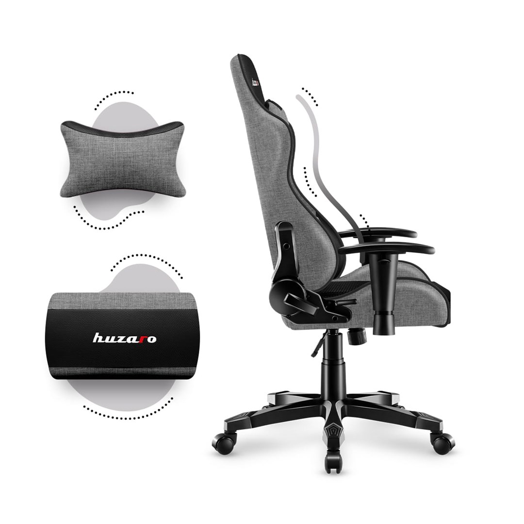Gaming chair for children Huzaro HZ-Ranger 6.0 Gray Mesh, gray and black Gaming chair for children Huzaro HZ-Ranger 6.0 Gray Mesh, gray and black