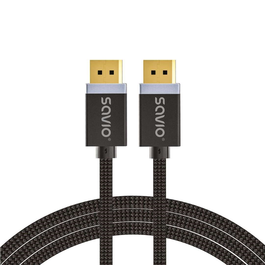 DisplayPort cable 1 m Black SAVIO CL-165 DisplayPort cable 1 m Black SAVIO CL-165