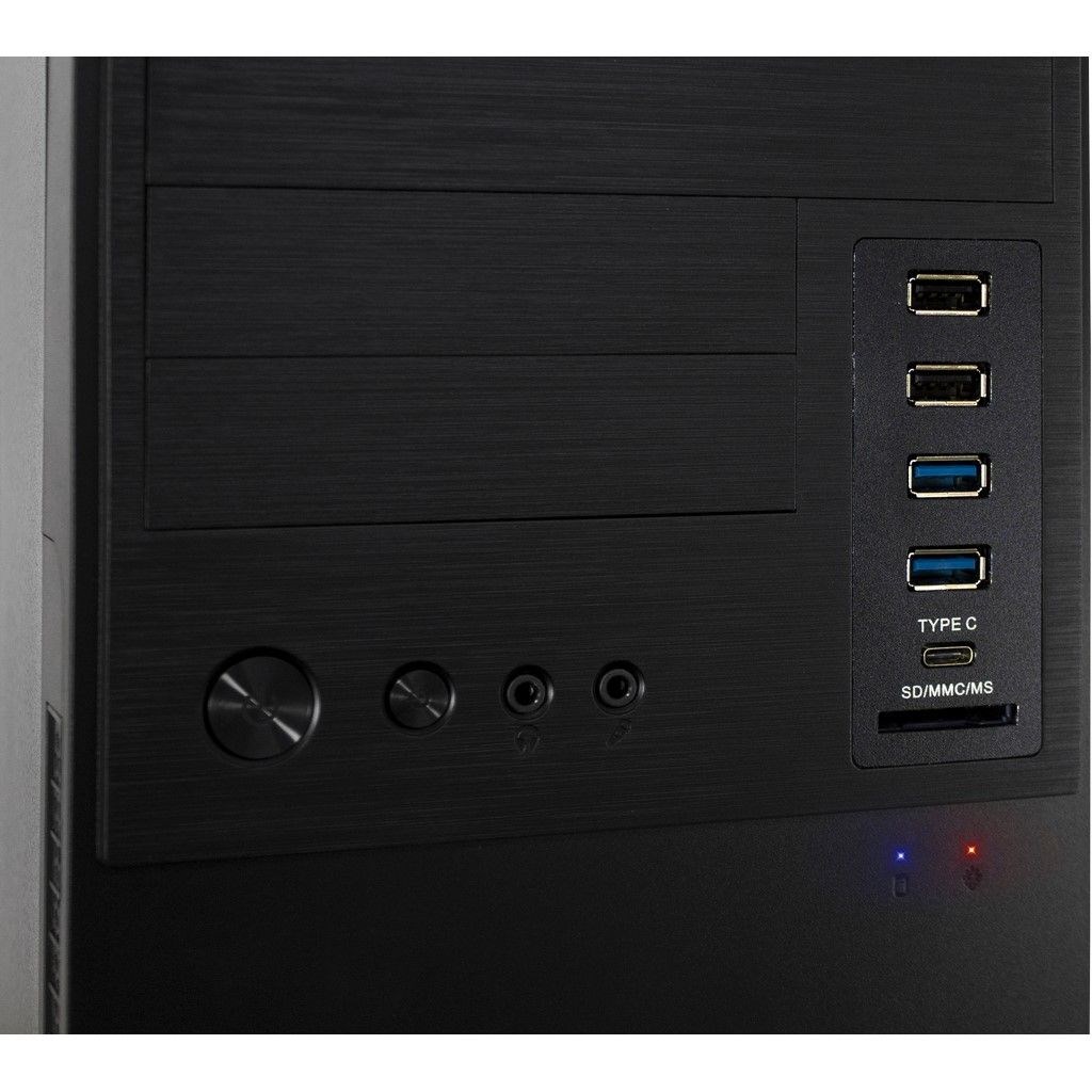 Inter-Tech IT-6865 Micro Tower Black Inter-Tech IT-6865 Micro Tower Black