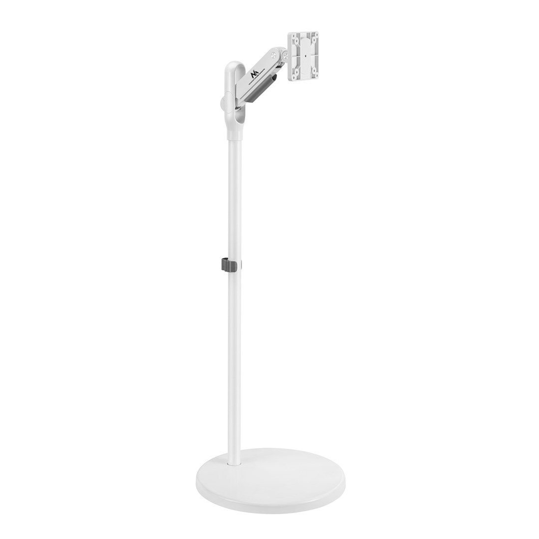 Maclean Mobile Monitor/TV Floor Stand, Gas Spring, 17"-35", 2-10kg, White, MC-970W Maclean Mobile Monitor/TV Floor Stand, Gas Spring, 17"-35", 2-10kg, White, MC-970W