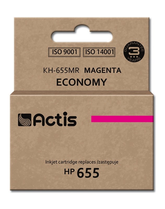 Actis KH-655MR ink (replacement for HP 655 CZ111AE; Standard; 12 ml; magenta) Actis KH-655MR ink (replacement for HP 655 CZ111AE; Standard; 12 ml; magenta)