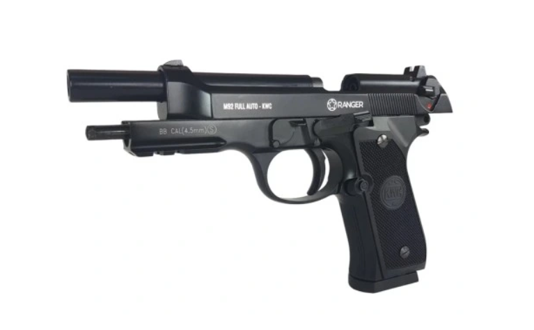 Air rifle pistol Ranger M92 Full Auto Blowback Kal.4.5 BBS 18-shots KWC Air rifle pistol Ranger M92 Full Auto Blowback Kal.4.5 BBS 18-shots KWC