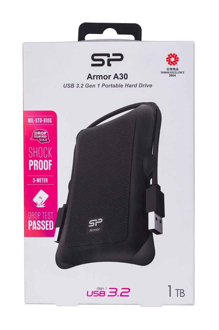 Silicon Power Armor A30 external hard drive 1 TB Black Silicon Power Armor A30 external hard drive 1 TB Black