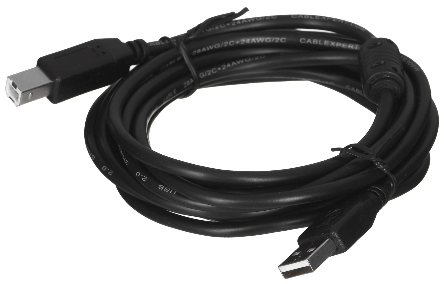 Gembird 3m USB 2.0 A/B M USB cable USB A USB B Black Gembird 3m USB 2.0 A/B M USB cable USB A USB B Black