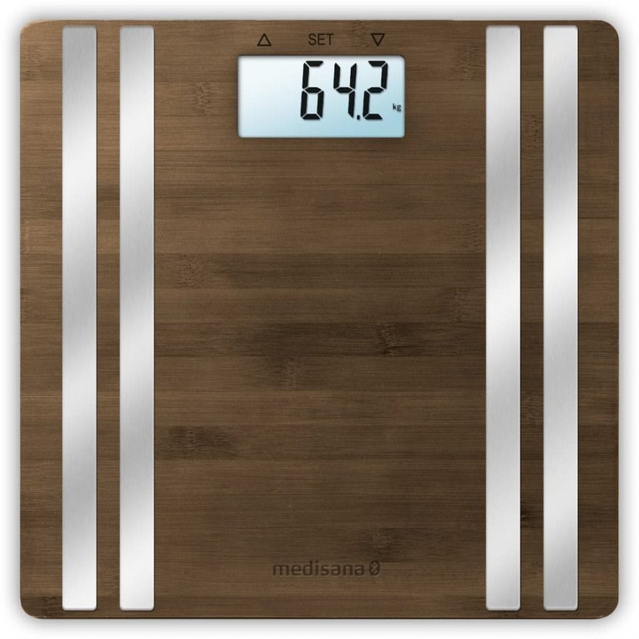Medisana BS 552 Rectangle Bamboo, Silver Electronic personal scale Medisana BS 552 Rectangle Bamboo, Silver Electronic personal scale