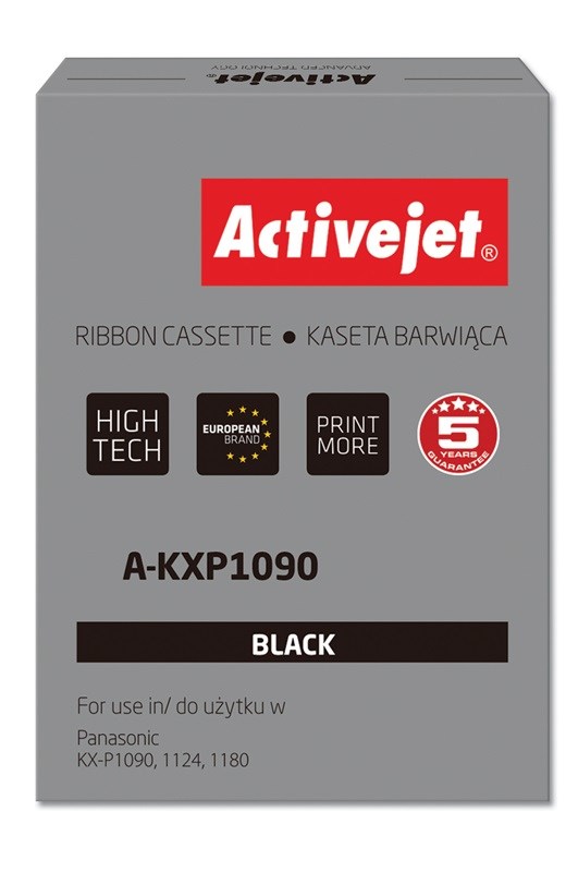 Activejet A-KXP1090 Ink ribbon (replacement for Panasonic KX-P115; Supreme; 4.000.000 characters; black) Activejet A-KXP1090 Ink ribbon (replacement for Panasonic KX-P115; Supreme; 4.000.000 characters; black)