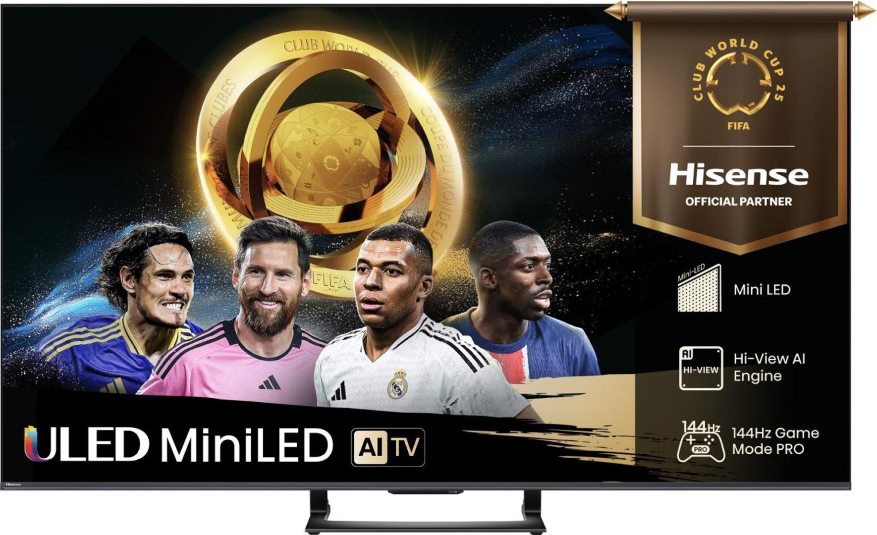 Hisense 65U7Q 165.1 cm (65") 4K Ultra HD Smart TV Wi-Fi Black 500 cd/m² Hisense 65U7Q 165.1 cm (65") 4K Ultra HD Smart TV Wi-Fi Black 500 cd/m²