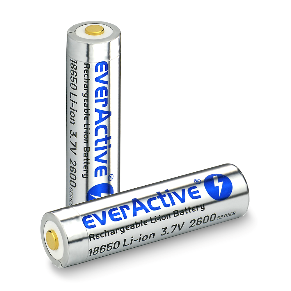 Battery everActive 18650 3.7V Li-ion 2600mAh micro USB with protection BOX Battery everActive 18650 3.7V Li-ion 2600mAh micro USB with protection BOX
