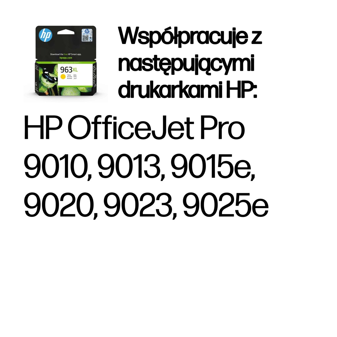 HP 963XL High Yield Yellow Original Ink Cartridge HP 963XL High Yield Yellow Original Ink Cartridge