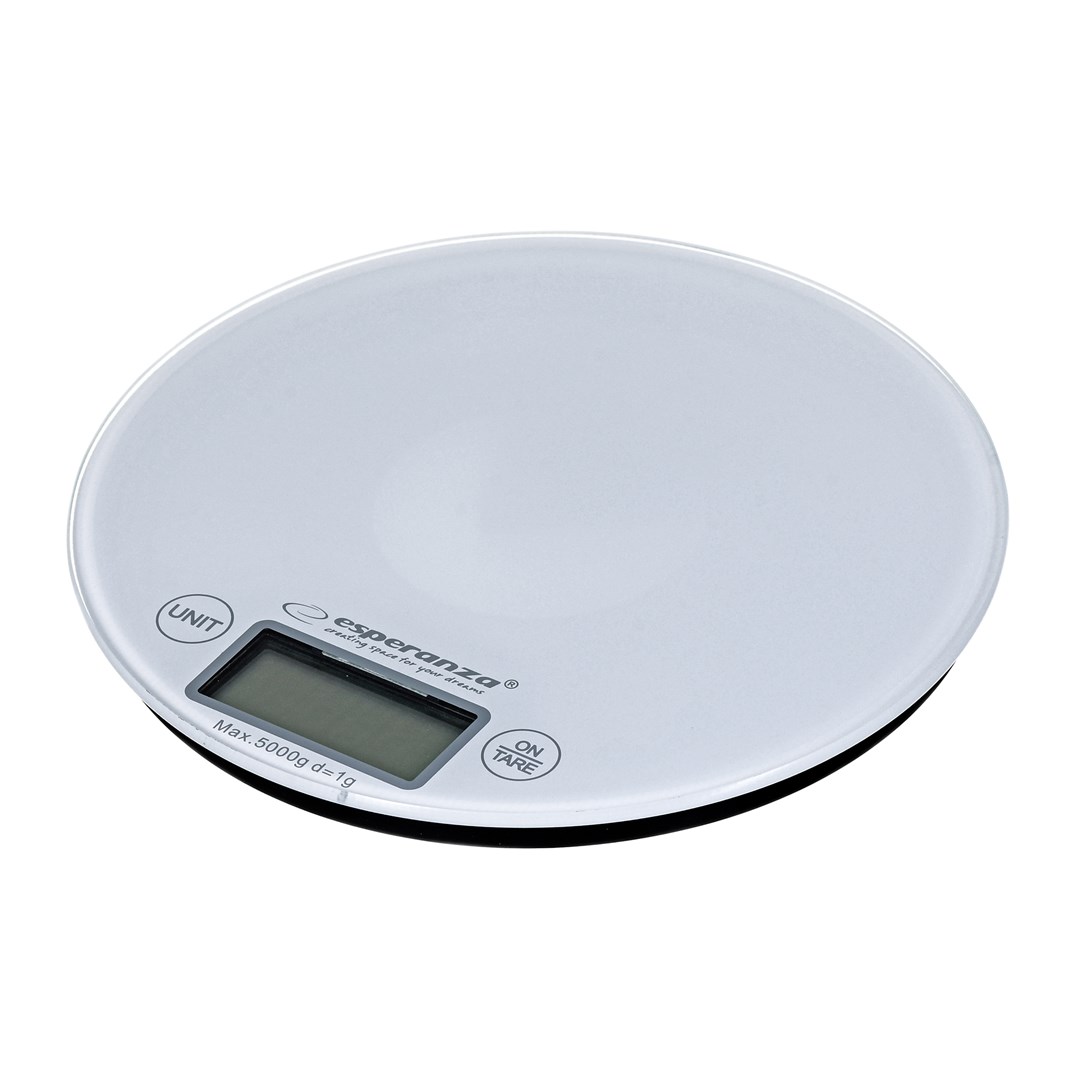 Esperanza EKS003W Electronic Kitchen Scale White Round Esperanza EKS003W Electronic Kitchen Scale White Round