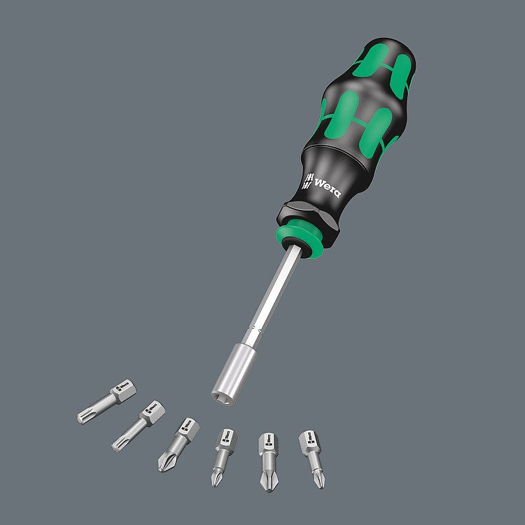 WERA Bit Holder 1/4" with magnet + 6 bits WERA Bit Holder 1/4" with magnet + 6 bits