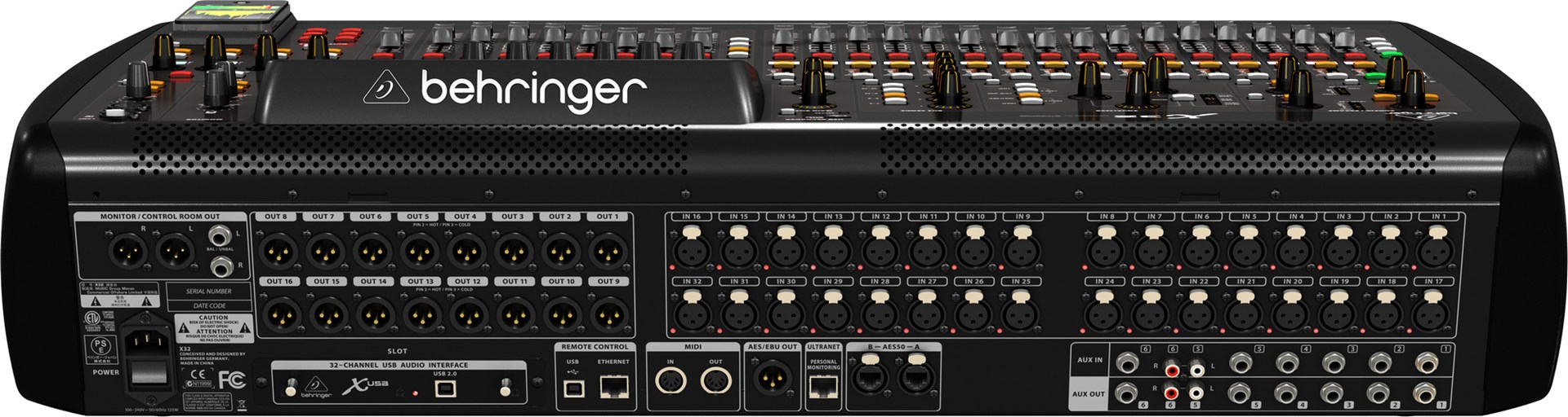 Behringer X32 audio mixer 40 channels 10 - 22000 Hz Black Behringer X32 audio mixer 40 channels 10 - 22000 Hz Black