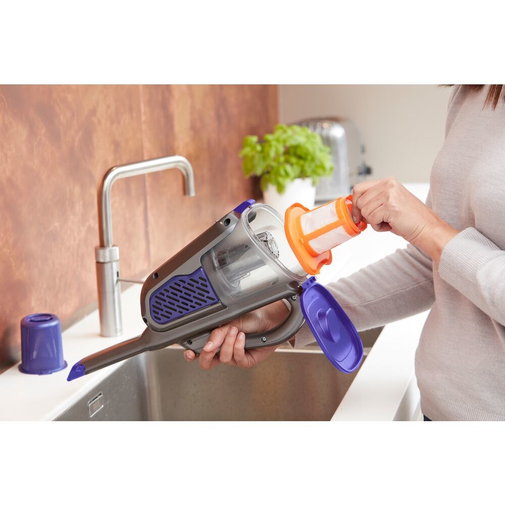 Black & Decker BHHV520BFP handheld vacuum Black, Violet Bagless Black & Decker BHHV520BFP handheld vacuum Black, Violet Bagless
