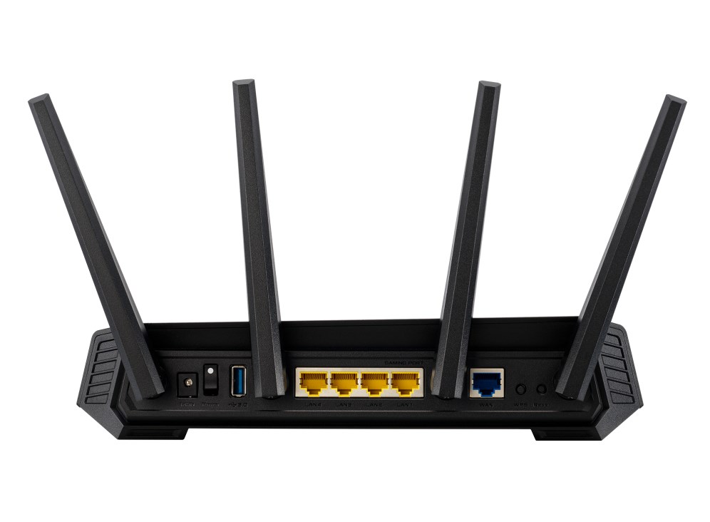 ASUS ROG STRIX GS-AX5400 wireless router Gigabit Ethernet Dual-band (2.4 GHz / 5 GHz) Black ASUS ROG STRIX GS-AX5400 wireless router Gigabit Ethernet Dual-band (2.4 GHz / 5 GHz) Black