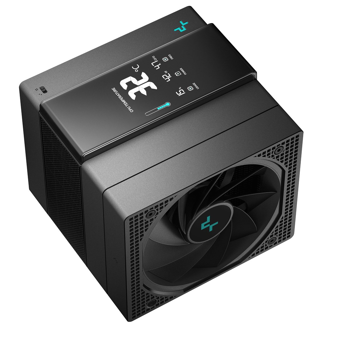 DeepCool ASSASSIN IV VC VISION Processor Air cooler 120/140 mm Black 1 pc(s) DeepCool ASSASSIN IV VC VISION Processor Air cooler 120/140 mm Black 1 pc(s)