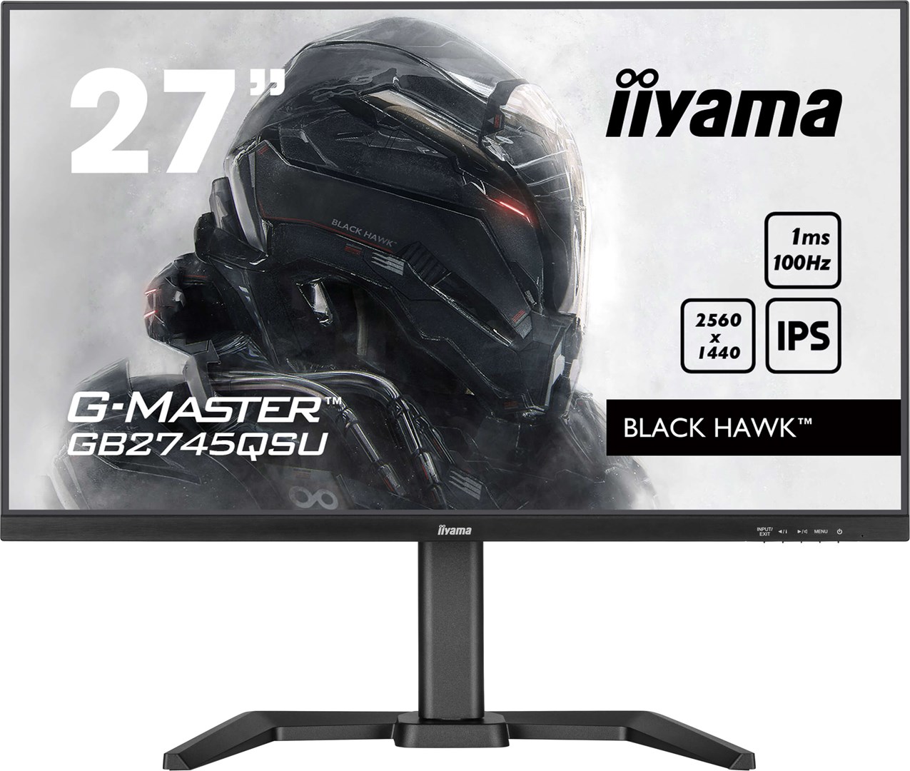 iiyama G-MASTER GB2745QSU-B2 computer monitor 68.6 cm (27") 2560 x 1440 pixels Wide Quad HD LED Black iiyama G-MASTER GB2745QSU-B2 computer monitor 68.6 cm (27") 2560 x 1440 pixels Wide Quad HD LED Black
