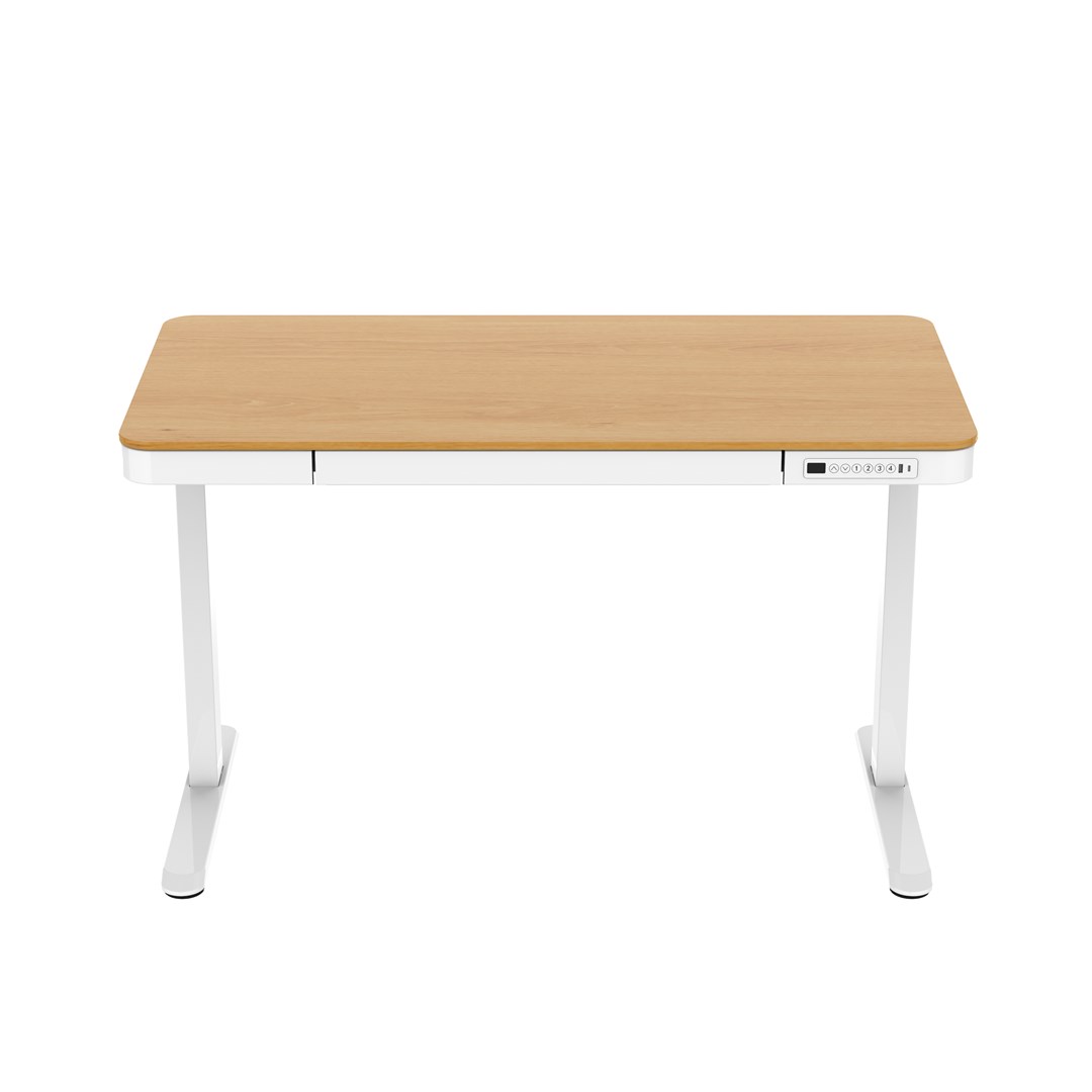 Tuckano Electric height adjustable desk ET119W-C white/oak Tuckano Electric height adjustable desk ET119W-C white/oak