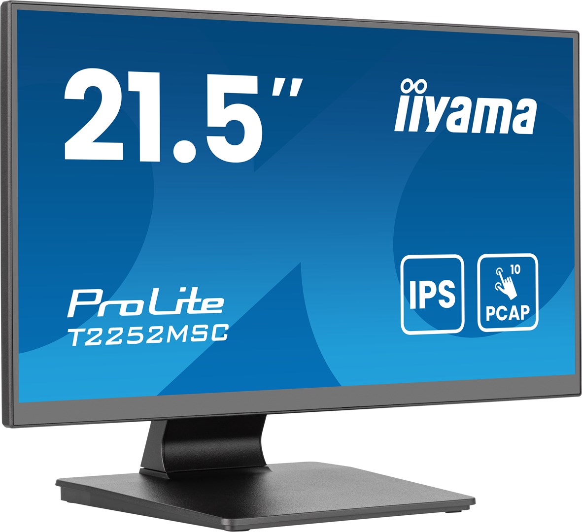 iiyama ProLite 21.5” PCAP 10pt Touchscreen monitor featuring IPS panel technology, Edge-to-Edge glass design and Anti Glare coating iiyama ProLite 21.5” PCAP 10pt Touchscreen monitor featuring IPS panel technology, Edge-to-Edge glass design and Anti Glare coating