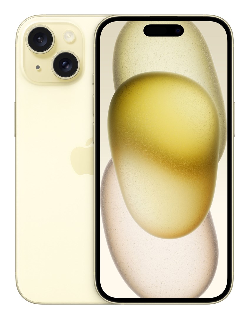 Apple iPhone 15 15.5 cm (6.1") Dual SIM iOS 17 5G USB Type-C 256 GB Yellow Apple iPhone 15 15.5 cm (6.1") Dual SIM iOS 17 5G USB Type-C 256 GB Yellow