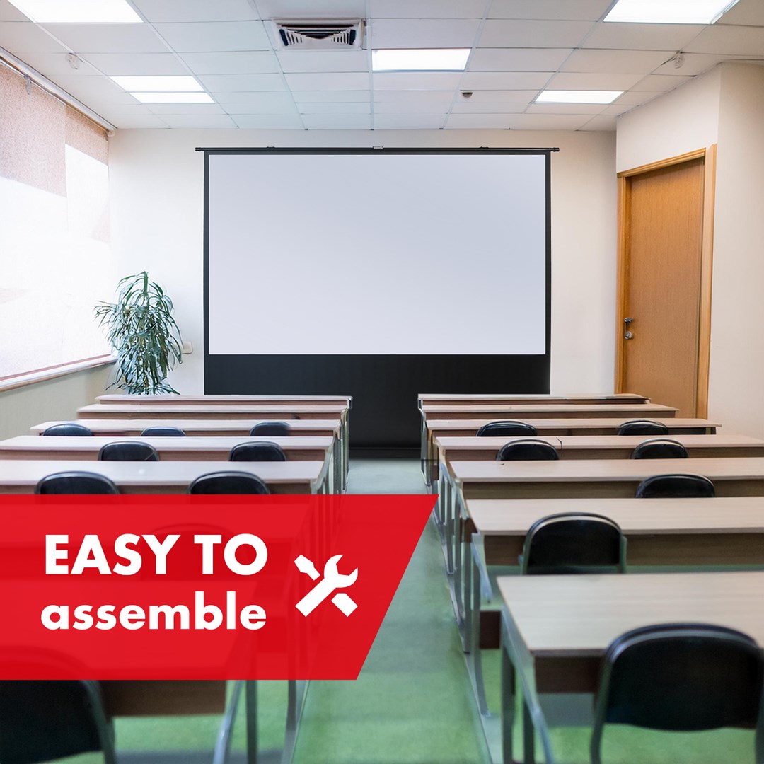 Maclean MC-211 Portable Projection Screen, Compact, Floor, 100", 4:3 Maclean MC-211 Portable Projection Screen, Compact, Floor, 100", 4:3