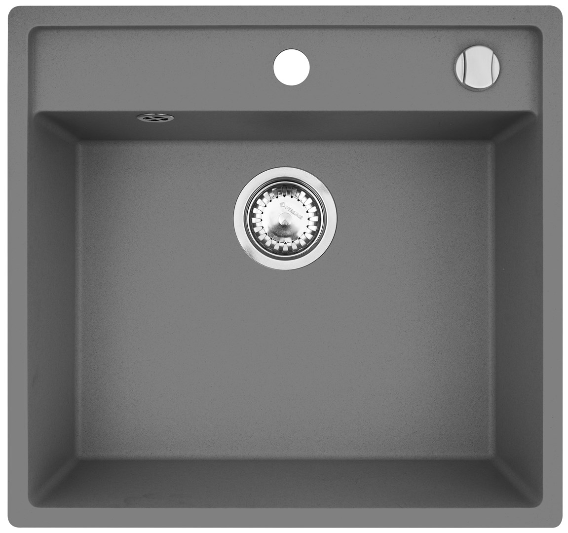 The sink PYRAMIS CAMEA 53x50 1B gray concrete The sink PYRAMIS CAMEA 53x50 1B gray concrete