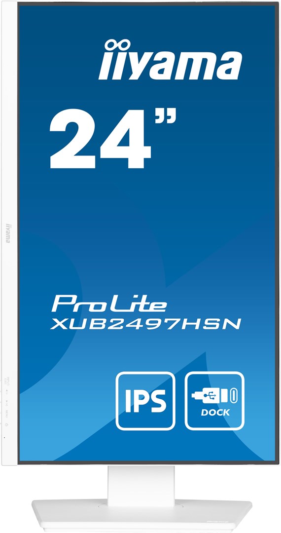 iiyama ProLite 24" IPS technology panel with USB-C dock and RJ45 (LAN) iiyama ProLite 24" IPS technology panel with USB-C dock and RJ45 (LAN)