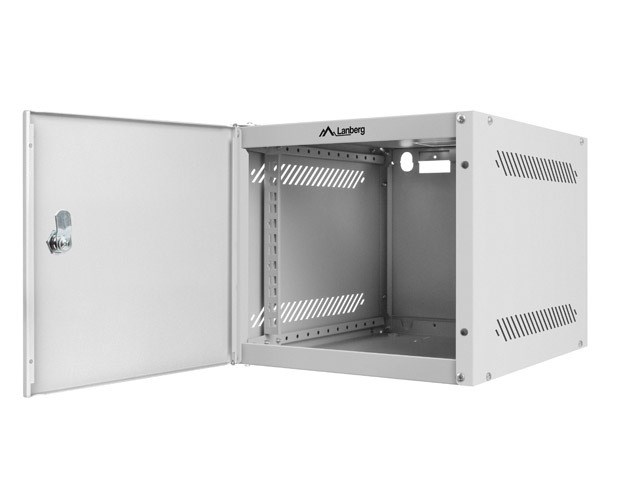 LANBERG 10" WALL-MOUNTED RACK CABINET 4U (280X310, BLACK) LANBERG 10" WALL-MOUNTED RACK CABINET 4U (280X310, BLACK)